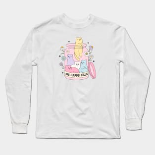 Cat therapy Long Sleeve T-Shirt